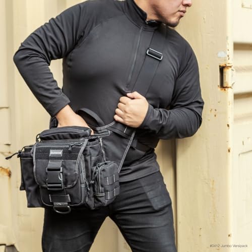 Image of MAXPEDITION Jumbo Versipack 7.4L Tactical Sling Bag, Concealed Carry Shoulder Bag, Crossbody EDC Bag, Compact Bug Out Bag, Messenger Bag for Survival Gear