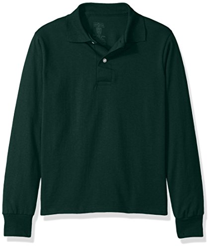 Amazon.com: Jerzees Boys' Big Spot Shield Long Sleeve Polo Sport