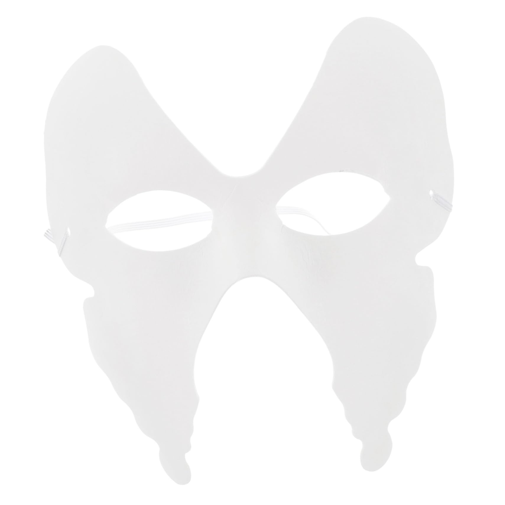 KOMBIUDA 5sets Weiß Papier Blank Schmetterlinge Für Erwachsene Halloween Maskerade Decor 6 Stücke * 5