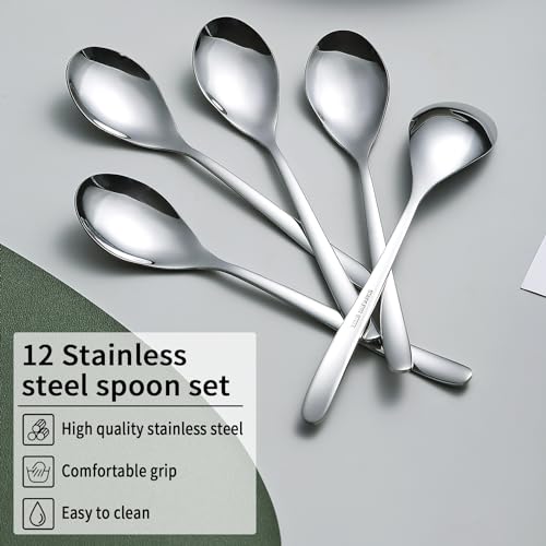 Kyraton-Dinner-Spoons-Set-of-12-Pieces-8-Stainless-Steel-Table-Spoons-Soup-Spoons-Spoons-Silverware-Set-Dishwasher-Safe