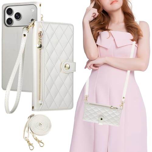 Gedurya iPhone 17 Pro Max �p �P�[�X �蒠�^ �V�����_�[ ��phone17promax �P�[�X �V�����_�[ �t�@�X�i�[�^ ���K���� �΂߂��� ���|�� iPhone 17�v���}�b�N�X �X�}�z�P�[�X ���z�^ �J�[�h���[ �R�C���|�P�b�g