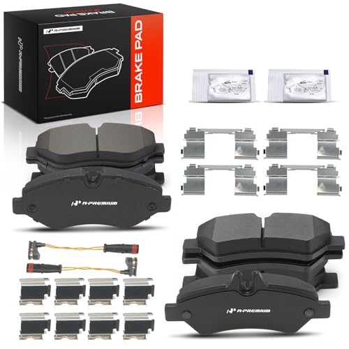 Incorrect Front Disc Brakes Installed - 2020 Mercedes-Benz Sprinter 9 A-Premium Front and Rear Ceramic Brake Pads Set Compatible with Mercedes-Benz Sprinter 2500 2010-2018 & Dodge Sprinter 2500 2007-2009 & Freightliner Sprinter 2500 2007-2014 2016, 8-Pack