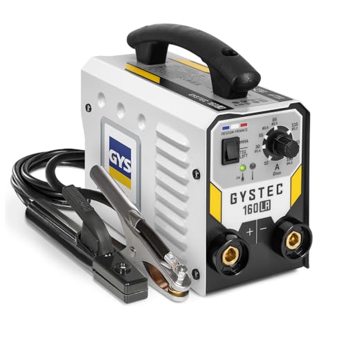 GYS, GYSTEC 160 LA, Poste à Souder à l'Électrode Enrobée 160A Monophasé 230V (MMA), TIG DC Lift, Arc Force, Antisticking, Hot Start, Avec...