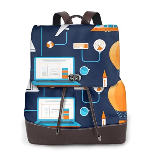 Juzkaqu Mochila feminina criativa de microfibra PU, antirroubo, grande, fashion designer de viagem, bolsas de ombro femininas