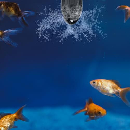 Image of Mipcase Aquarium Wave Maker Pump Head Double-Headed Surf Pump with 360 Automatic Rotation 3 Pack Wave Making Heads for Fish Tank Circulation No Electricity Needed Includes 12 Connector Sets
