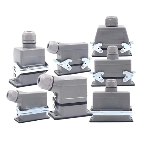 Conector Rectangular Heavy Duty HDC HE 24 Core 16A miniatura 4