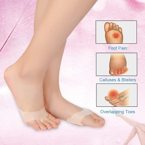 Image of Heel Socks Combo Anti Crack Full Length Silicone Sandal Foot Protector SiliconeSocks for Women, Men Crack Heel Repair Socks, foot spa socks for Women