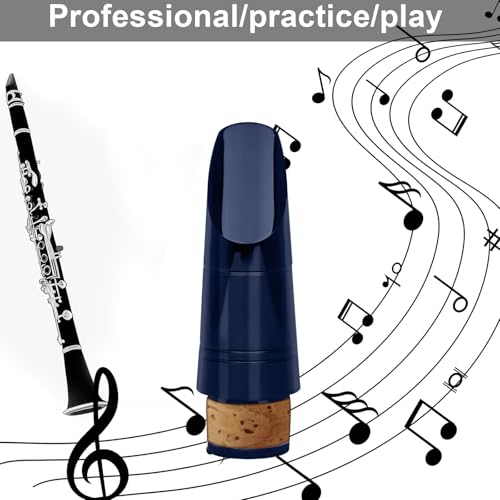 CUKIXA Premium Hand-Finished and Play-Tested Clarinet Mouthpiece Pad, Bass Clarinet Mouthpiece for Students and Professionals,Black,1 Pack - Thumbnail 5