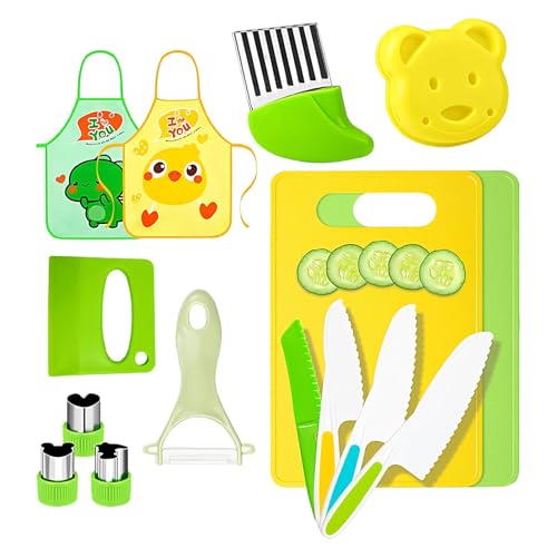 Ustensiles de cuisine pour enfant : fini les risques avec ce set de 15 pièces sécurisé