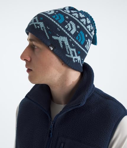 The North Face Cabin Ski Tuke, Summit Navy Jacquard/Tassel, One Size - image 2