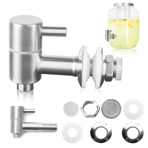 1 Pièce Robinet Vinaigrier Acier Inoxydable 304 Robinet Fontaine pour Distributeurs de Boissons Robinet Vinaigrier pour Distributeur Eau pour Distributeur Eau...