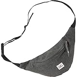 Cleptomanicx Hemp Hipbag Heather Dark Gray Bauchtasche