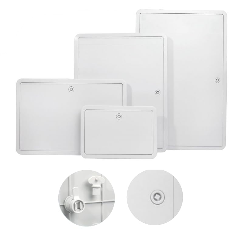 Pannello Di Accesso In ABS Per Contatori Acqua E Gas - 200x300 Mm, Resistente All'umidità, Facile Installazione