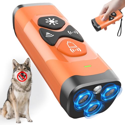 dessports Anti Barking Device for Dogs - Dog Bark Deterrent Devices 50FT Range - Ultrasonic Dog Bark...