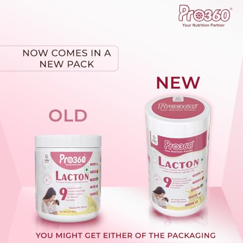 Pro360 Lacton Lactation Support Booster Protein Supplement Powder with Herbal Extracts for Breastfeeding and Lactating Mothers - Helps to Increase... - Image 3
