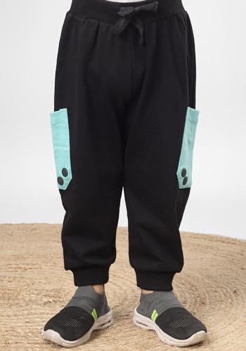 Image of POLKA TOTS 100% Cotton Co-Ord Joggers for Kids | Trendy Sweatshirt & Joggers Set | All Season Wear for Kids, Toddler & Newborn | Soft & Breathable Dress for Boys & Girls | from 6 Months to 8 Years