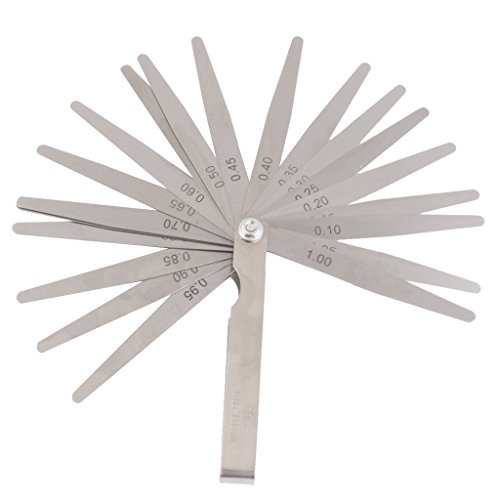 Generic 1 Set Metric Feeler Filler Gauge with 20 Blades ...