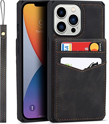Étui iPhone 13 Pro Max en cuir PU souple SCHIK, finition haut de gamme fine et antichoc