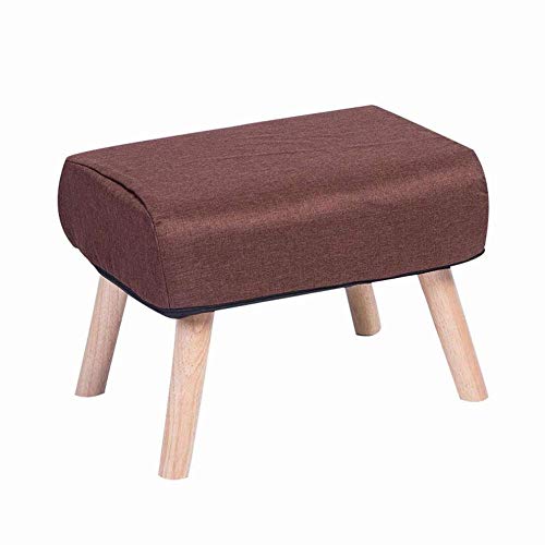 Taburete pequeño ZZ de madera para cambiar zapatos cómodamente sentado sin dolores de espalda