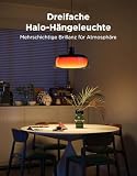 Govee Pendant Light, 3-Layer RGBIC Smart Hanging Light Compatible with Alexa, Google Assistant and Matter, 1300LM Lights Pendant for Dining Room - 7