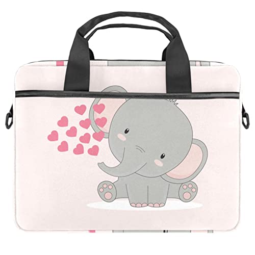 Sacoche ordinateur portable 13.3 pouces éléphant coloré qui donne le sourire