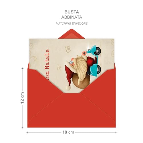 Biglietto Auguri NATALE e BUONE FESTE | con busta