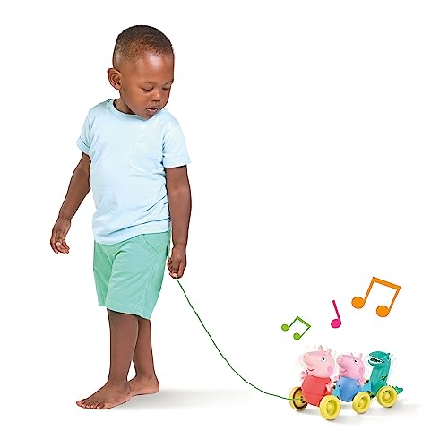 Jouet à Tirer pour Bébé Peppa Pig Tomy Éveil Marche et Musique 18 Mois