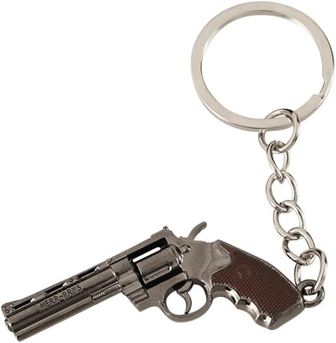 5.5cm Mini Colt Python .357Magnum Revolver Model Keychain Collection