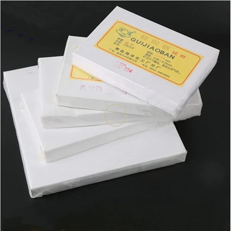 Lab HF254 Thin Layer Chromatography Silica Gel Plate, TLC Glass Slab Containing Fluorescent Color-Developing Silica Gel Plate (Size : 50x200mm 20pcs)