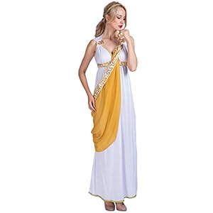 EraSpooky Diosa Griega Romana Toga Troy Histórico Disfraz