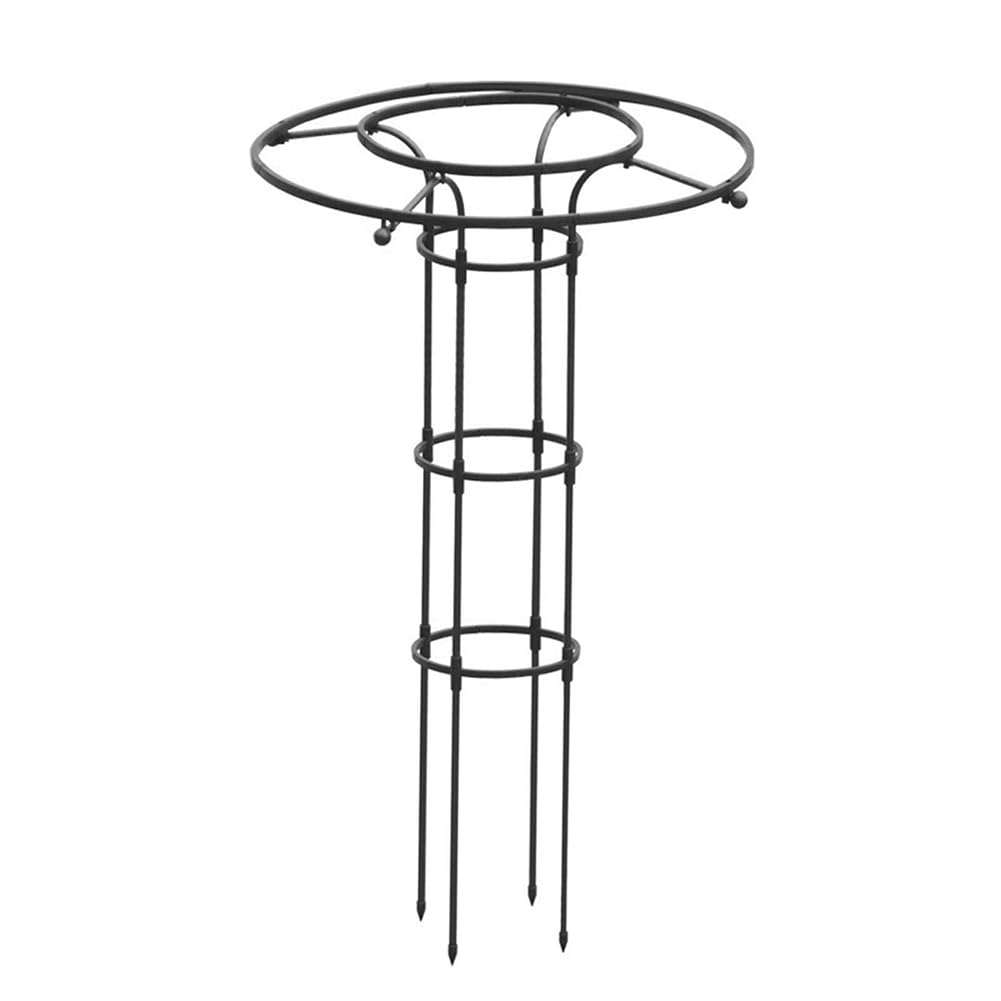 Umbrella Garden Trellis for Climbing Plants, Plant Support Tower, Decorative Vertical Floral Framework for Rose Clematis Wisteria, Tool-Free Assembly Garden Obelisk