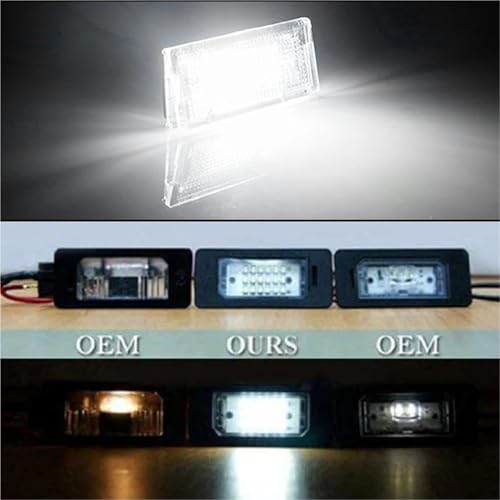 Éclairage plaque immatriculation LED blanc froid BMW E46 1998-2005
