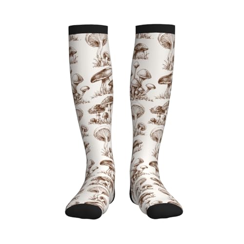 Image of Compression Socks for Women Men Circulation Graduated Supports Socks for Running Travel Nurse Athletic Sports