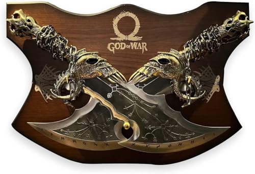 Forest Hunting | God of Wars Blades of Chaos Metal God of Wars GOW Blades of Chaos Sword Twin Blades Sword Kraatos Metal Cosplay Weapon Prop 1:1 Replic Viking Gifts Men (Blades of Chaos Sword)
