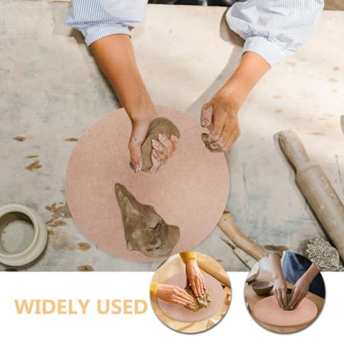 Bases para torno de alfarería de MDF liso con 5 placas de secado de cerámica 4