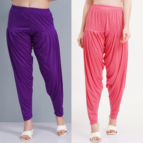 Image of Buy That Trendz Patiala Salwar for Women Relaxed Fit Viscose Patiyala Salwar Harem Bottom Pants