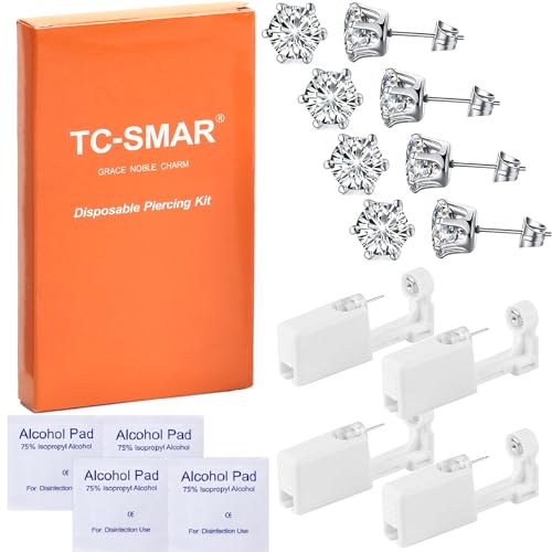 Tc-Smar EPK 4 Pack Disposable Ear Piercing Gun Kit cover