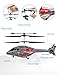 ROTOBAND RC Helicopter, Remote Control Helicopter with Gyro and LED Light 3.5Hz Channel Mini Alloy Military Series Remote Helicopter (Gray)