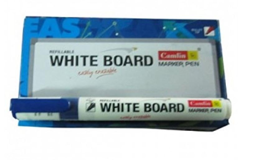 Image of Camlin Whiteboard Marker Pen Blue Fine Point Type - (Pack of 10)