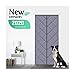 Flei Zanzariera Magnetica con Thermo 175x255cm, Tenda Porta Magnetica a Isolamento, Chiuso automaticamente Pieghevole Impermeabile Isolamento, per Corridoi/Porte/Patio - Grigio