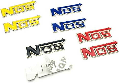 Amazon Nosエンブレムステッカー 3d立体アルミエンブレム ワイルドスピードニトロエンブレム 3dメタル ステッカー カスタムパーツ 2個set レッド カーアクセサリ 車 バイク Amazon Nosエンブレムステッカー 3d立体アルミエンブレム ワイルドスピードニトロエンブレム 3dメタル ステッカー カスタムパーツ 2個set レッド カーアクセサリ 車 バイク