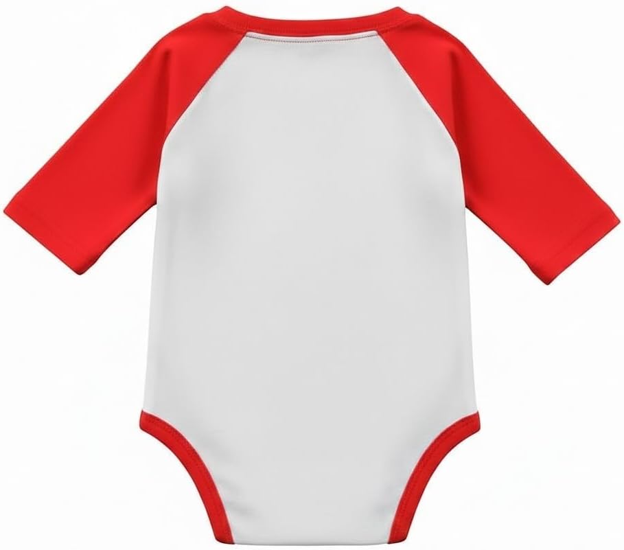Monag Sublimation Raglan Polyester Baby Bodysuit, Polyester Infant Bodysuit
