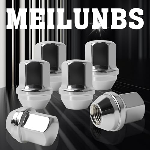 Image of M14x1.5 OEM Lug Nuts,Large Acorn Seat Wheel Lug Nuts,Hex 22mm(7 /8')' Height 1.5'' Conical Cone Bulge Seat(20Pcs,Chrome)