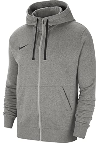 Nike M Nk Flc Park20 Fz Hoodie Sudadera, Dk Grey Heather/Black/Black, S Hombre