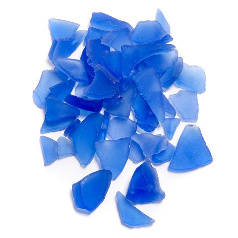 Better Crafts FLORAL FROSTED SEA GLASS SKY BLUE 1 POUND (3 pack) (01140-620)