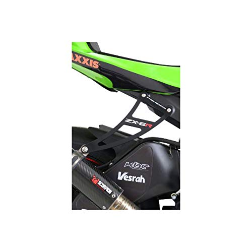 Soporte de escape R&G para Kawasaki ZX6-R, estiliza tu moto en tus rutas de fin de semana