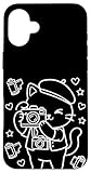 Hülle für iPhone 16 Plus Fotograf Kawaii Katzen Fotoladen