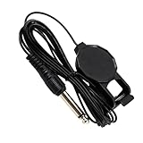 Supvox Gitarren Tonabnehmer Clip On für Akustik und Folk Gitarre Kunststoff Pickup mit Festem Halt Klarer Klang Kompatibel mit Streich und Zupfinstrumenten