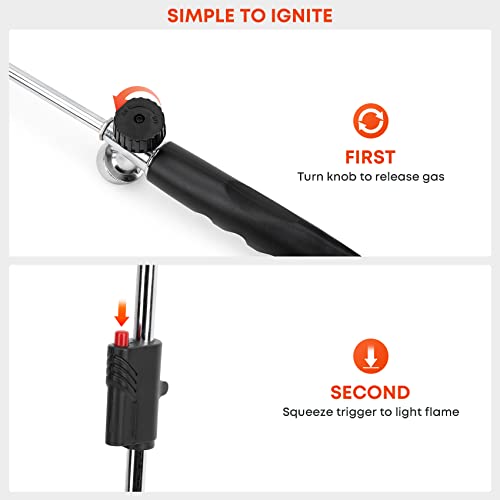Stanbroil Portable Propane Weed Torch With Push Button Igniter 50K Btu For Outdoor Lawn Yard And Garden #TOP3