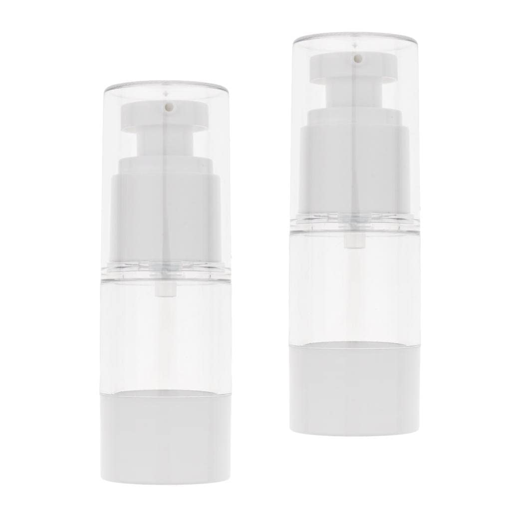 enakshi® 2x sterile airless pump bottle refillable toner/lotion/serum container 15ml|health & beauty | makeup | makeup tools & accessories | other makeup tools & accs